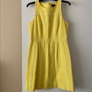 yellow a-line sundress • j.crew